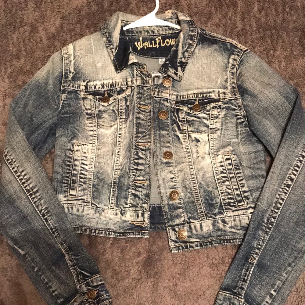 Distressed Jean Jacket